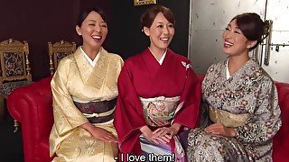 Kimono orgy featuring the hottest Asian babes out there