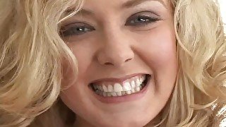 Beautiful Eyes Blonde Sucks Her Boyfriend And Gets Fucked From Behind