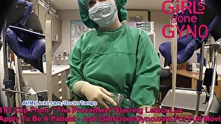 SFW - NonNude BTS From Lenna Lux in The Procedure, Sexy Hands and Gloves, Watch at GirlsGoneGynoCom