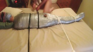 Duct-Taped Mummified and edged