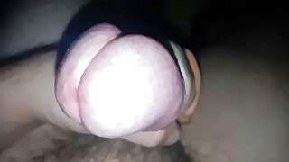 Close up uncut cock