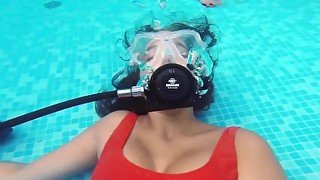 Masturbations orgasms sex and blowjobs in the swimming pool