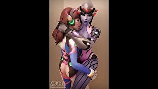 Futa D.Va In Between Widowmakers Legs