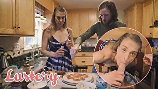 Lustery  Amateur Couple Fuck For National Pizza Day