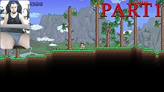 TERRARIA EDICIÓN DESNUDA CÁMARA POLLA GAMEPLAY #1