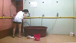 ###ping chinese girls bathing