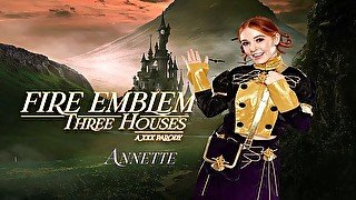 Madi Collins As FIRE EMBLEM ANNETTE Solves Problem With Orgasm VR Porn