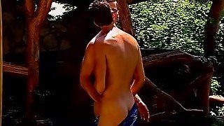 Adorable guy ass fucked after outdoor sixtynine session