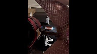 Waterfall Squirting on BBC Sybian