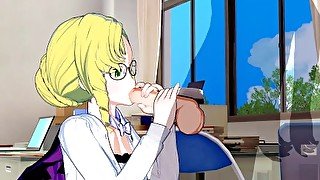 RWBY - Glynda Goodwitch 3D Hentai