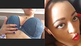 Saturno Squirt, my husband's lover records me in erotic lingerie 🏳️‍🌈😈