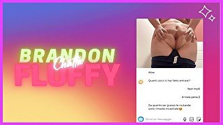 22enne obeso partecipa ad una chatsex con un suo fan su instagram!