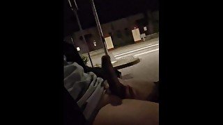 Flashing and Walking on the street with my dick out and cumming