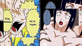 LA TETONA HINATA SIENDO FOLLADA SALVAJEMENTE JUNTO A SAMUI - MANGA DE NARUTO - [ESPAÑOL]