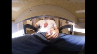 VR Twink 3D SBS 180 Foot Rub, Big Hairy Balls, Massive Cumshot Under Desk