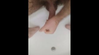 Muscle Teen Jerkoff in Shower the Big Cock