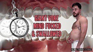 Giant mind fucked and swallowed vore