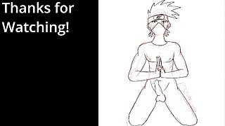 Kakashi Hard Dick no Jutsu speed drawing W/HentaiGayming