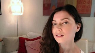 Hungry solo brunette masturbation