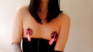 Chinese shemale Jelly Qiao ass play