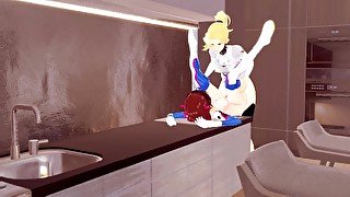 overwatch futa porn - Dva sex for breakfast