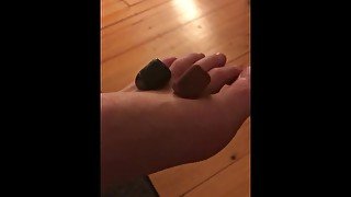 Squeezing Gemstones between my Toes